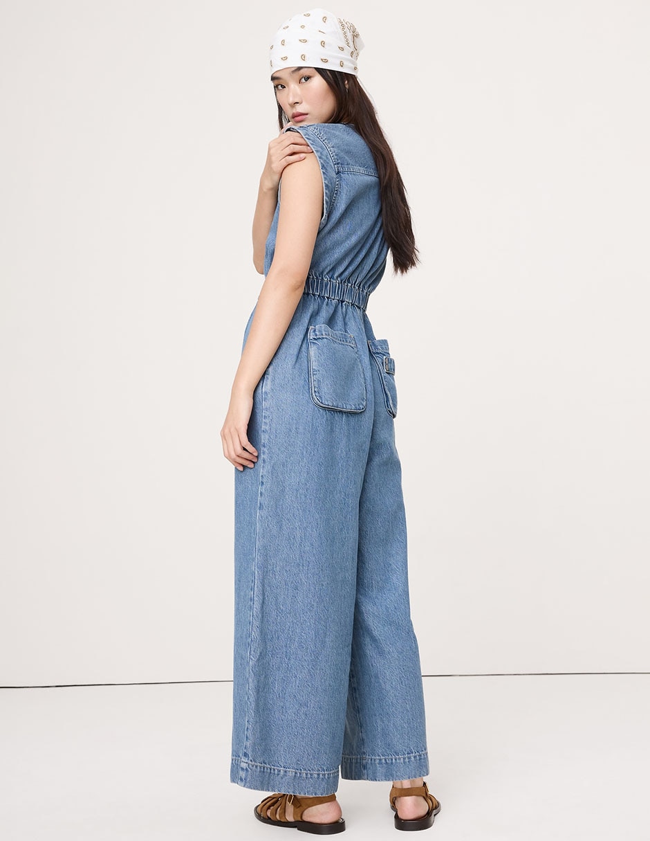 Jumpsuit de mezclilla para mujer