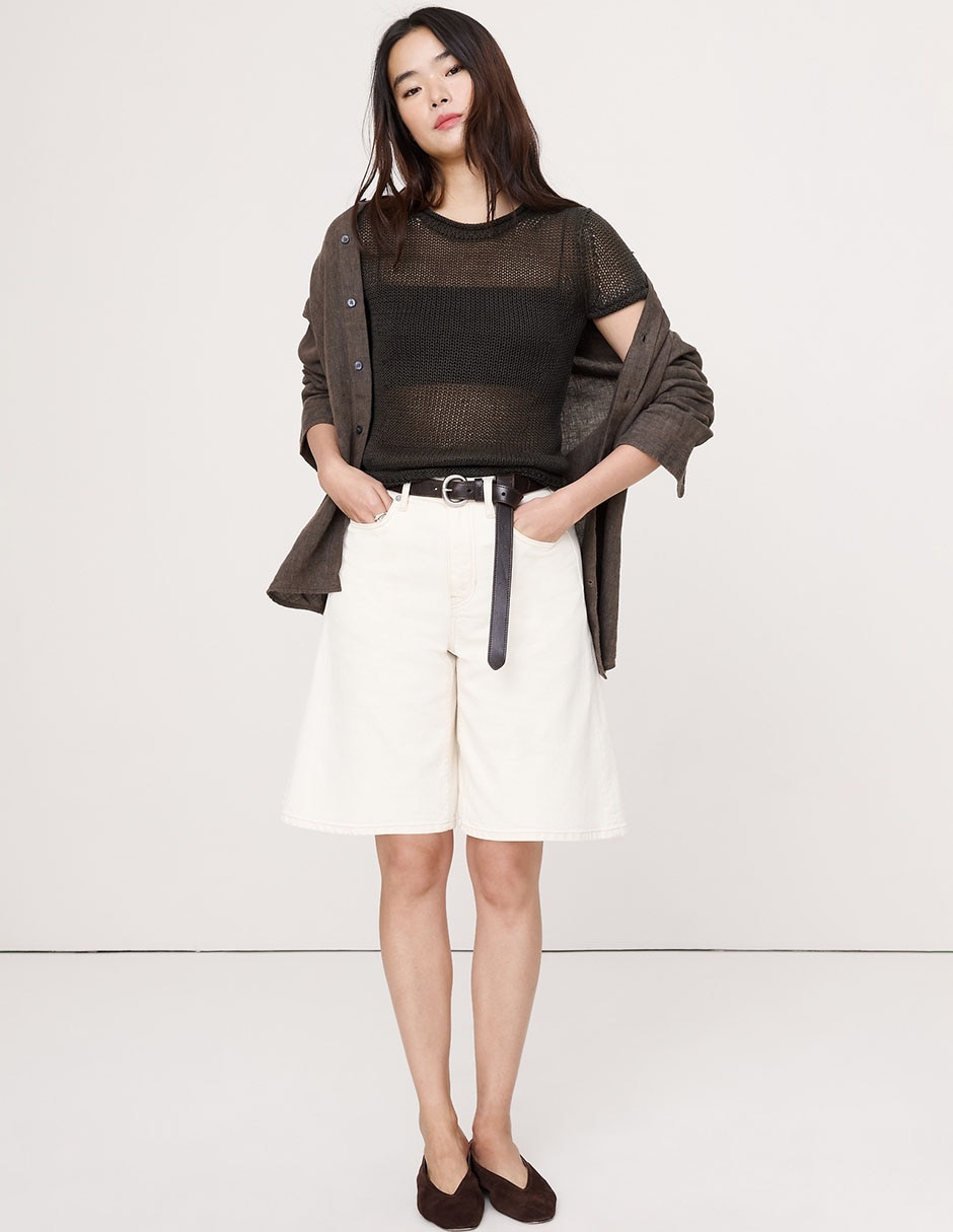 Suéter cuello redondo para mujer 3