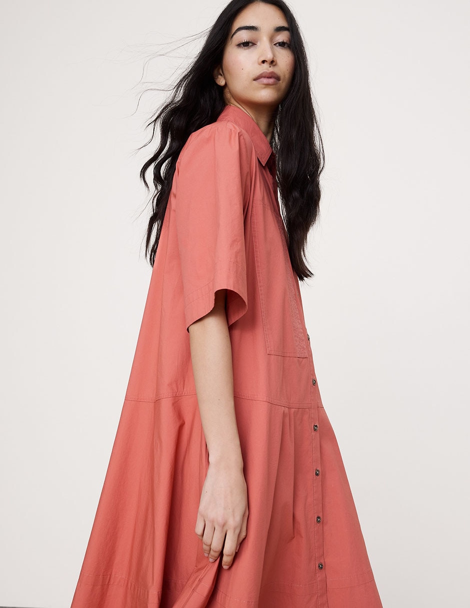Vestido crop casual para mujer