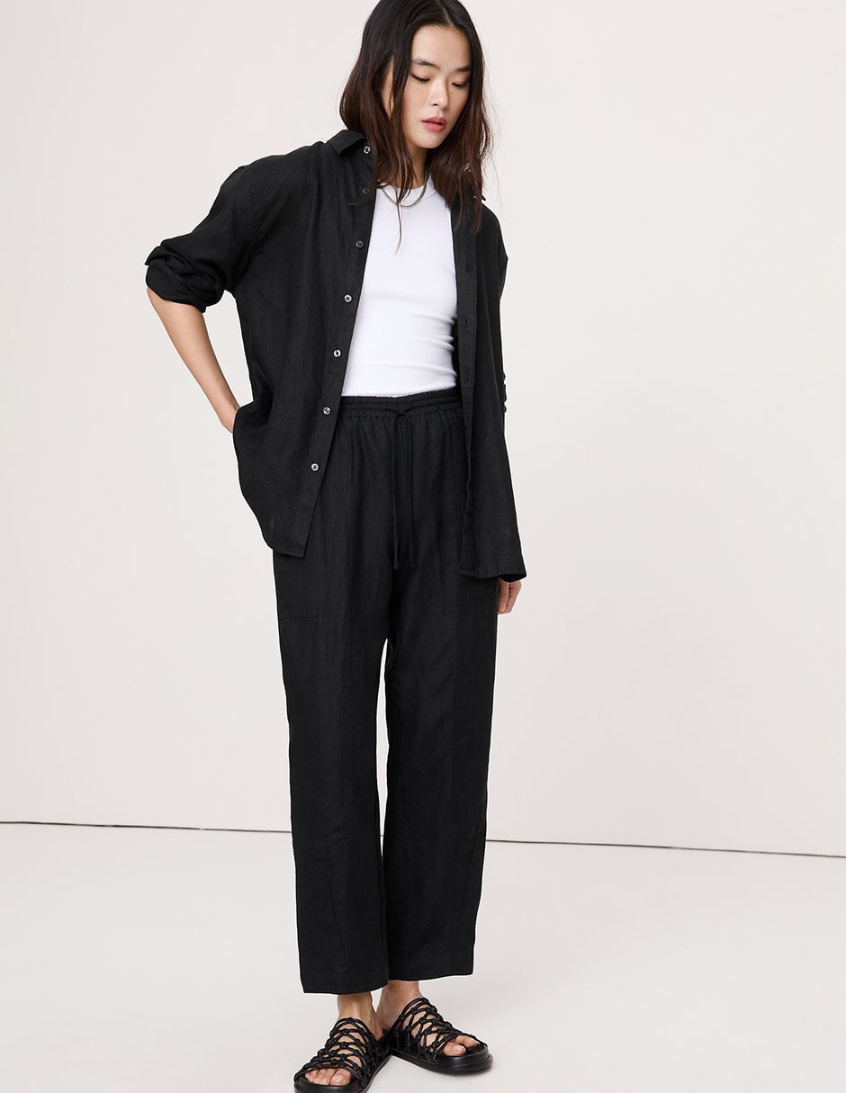 Pantalón barrel para mujer