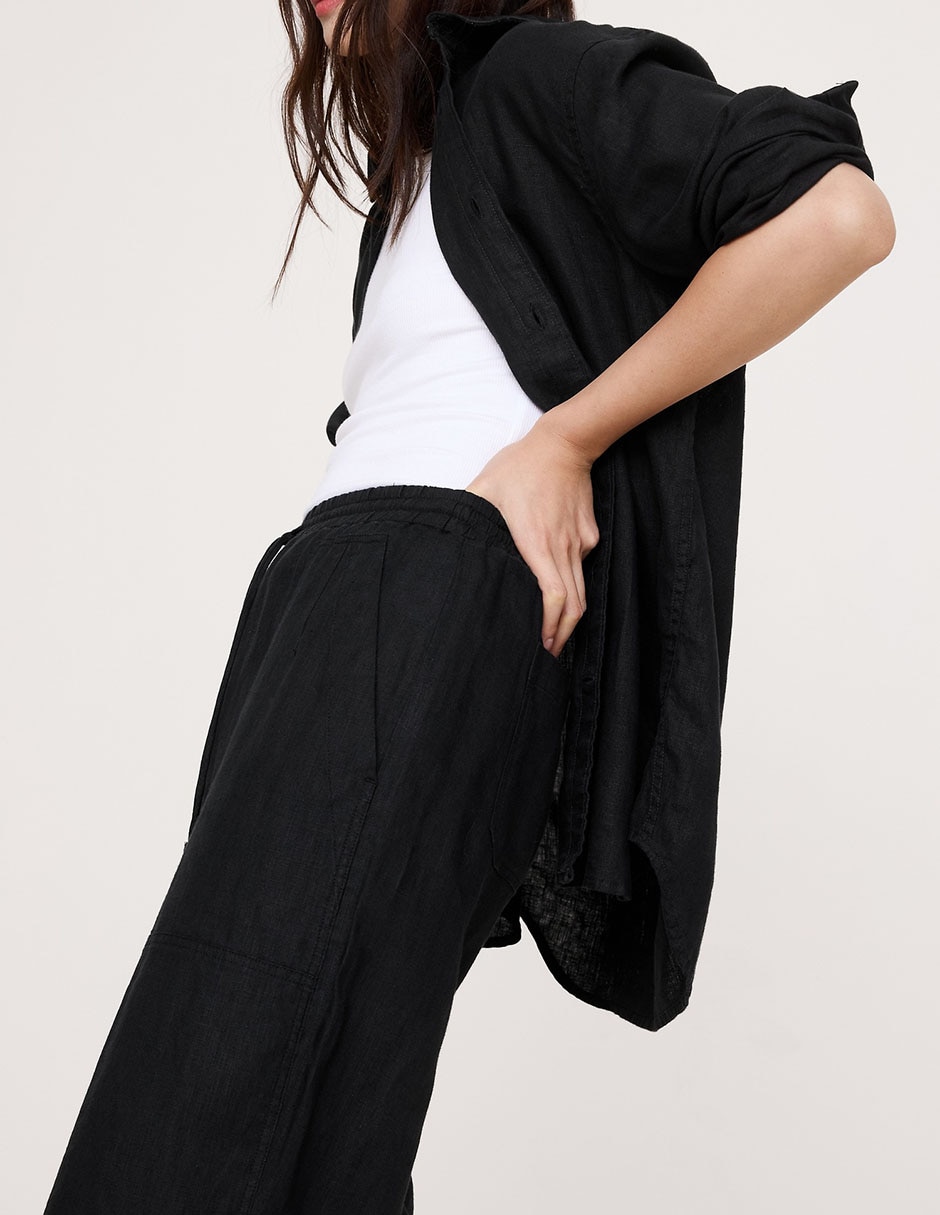 Pantalón barrel para mujer