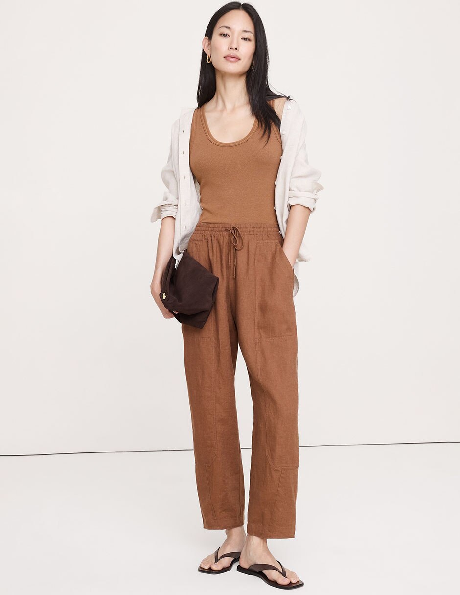 Pantalón barrel para mujer Pantalón barrel para mujer