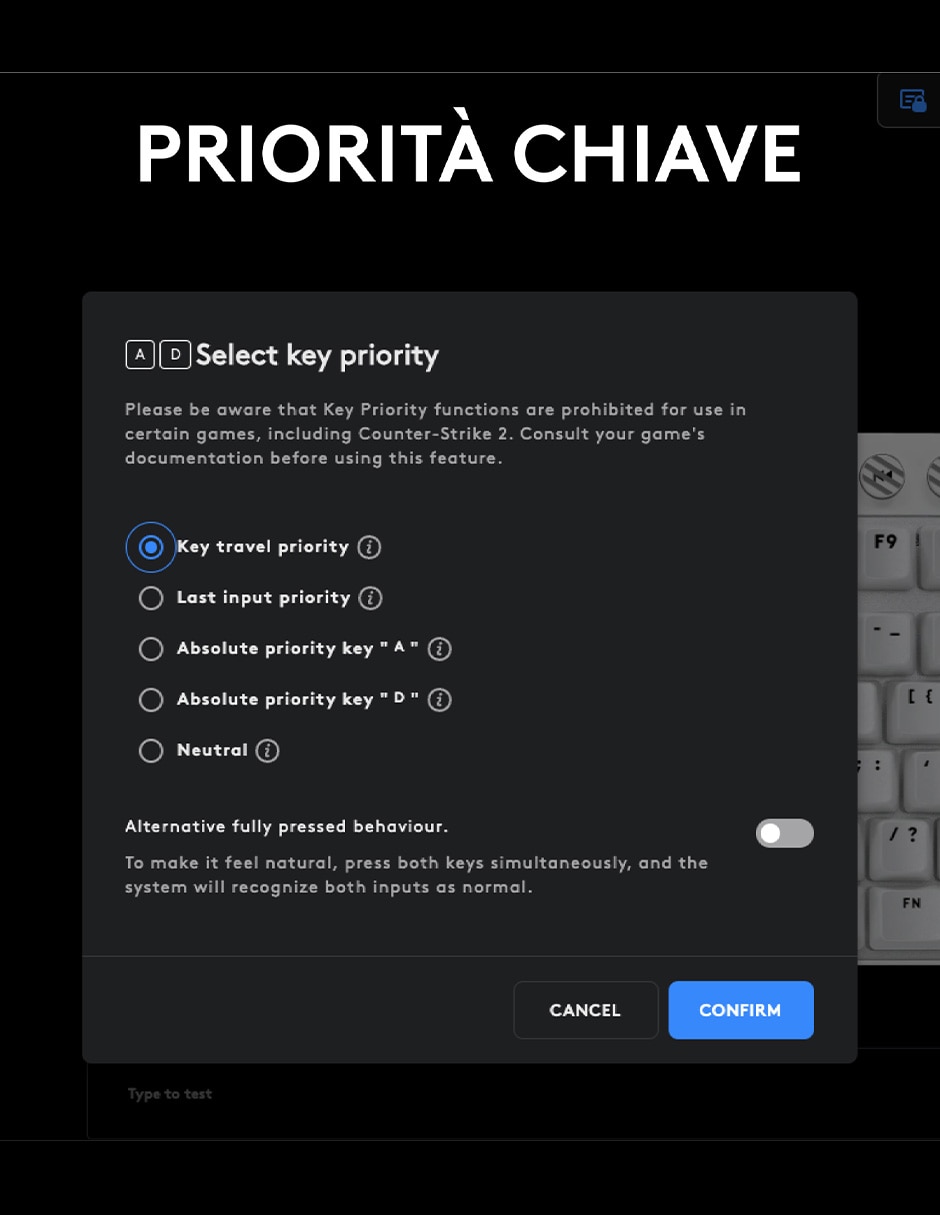 Teclado gamer USB-C QWERT inglés con interruptor táctiles (brown, clear) Pro X TKL Rapid 9
