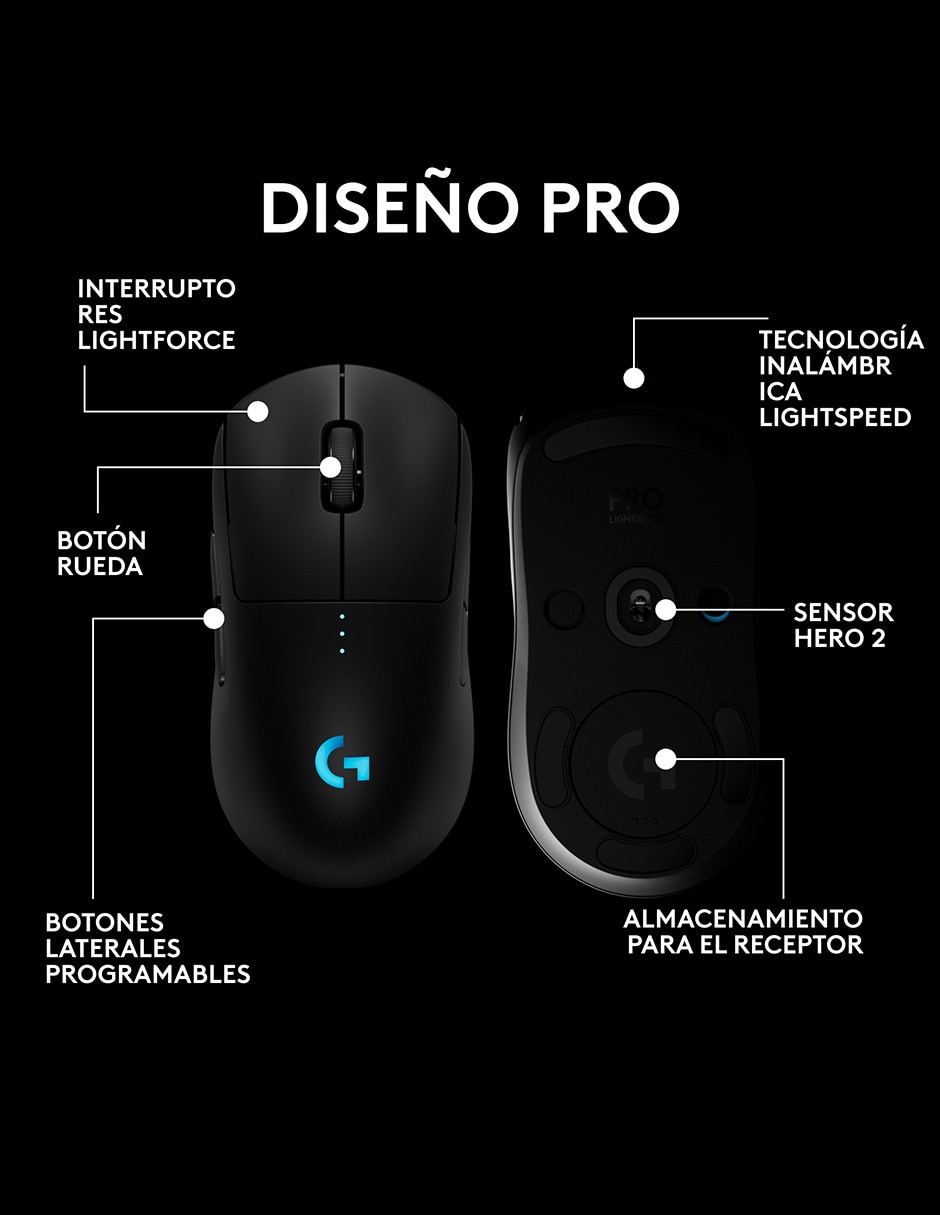 Mouse gamer G PRO 2 6
