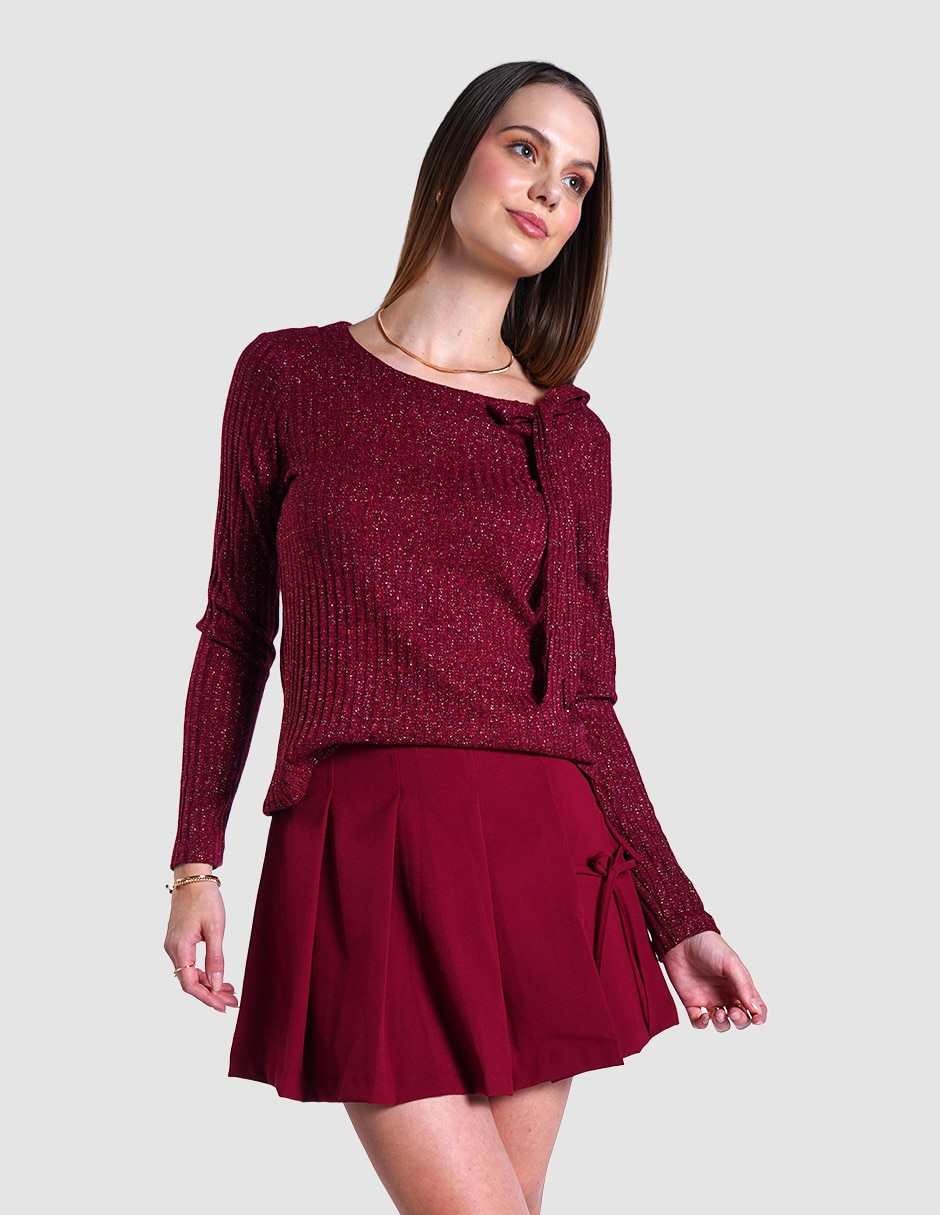 Blusa manga larga para mujer