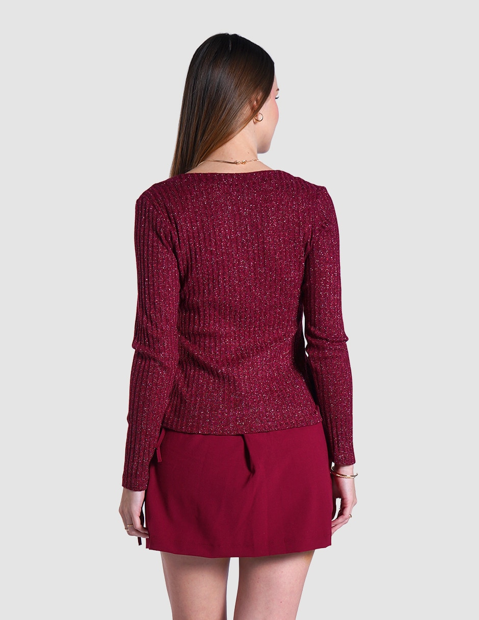 Blusa manga larga para mujer