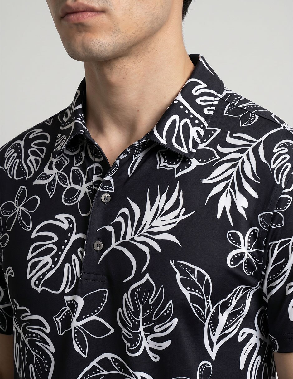 Camisa casual de algodón manga corta para hombre