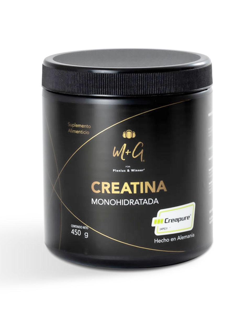 Creatina Monohidratada Micronizada Creapure Plenius&Winner con Creatina Monohidratada de 450 g
