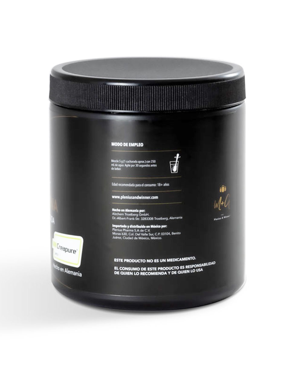 Creatina Monohidratada Micronizada Creapure Plenius&Winner con Creatina Monohidratada de 450 g
