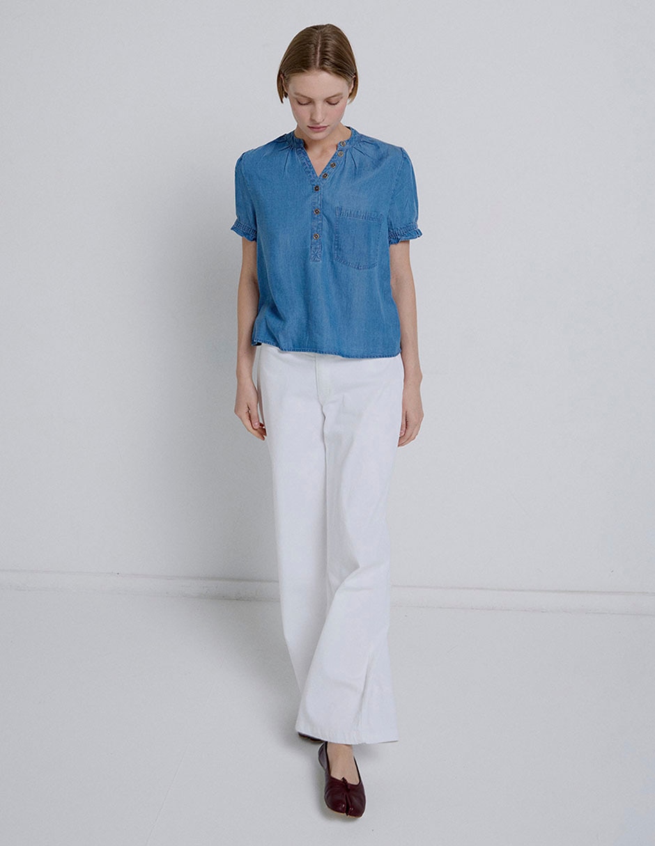 Blusa Renatta& manga corta para mujer 1