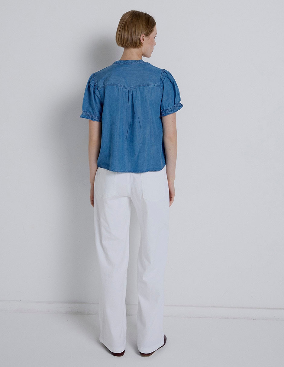 Blusa Renatta& manga corta para mujer 10