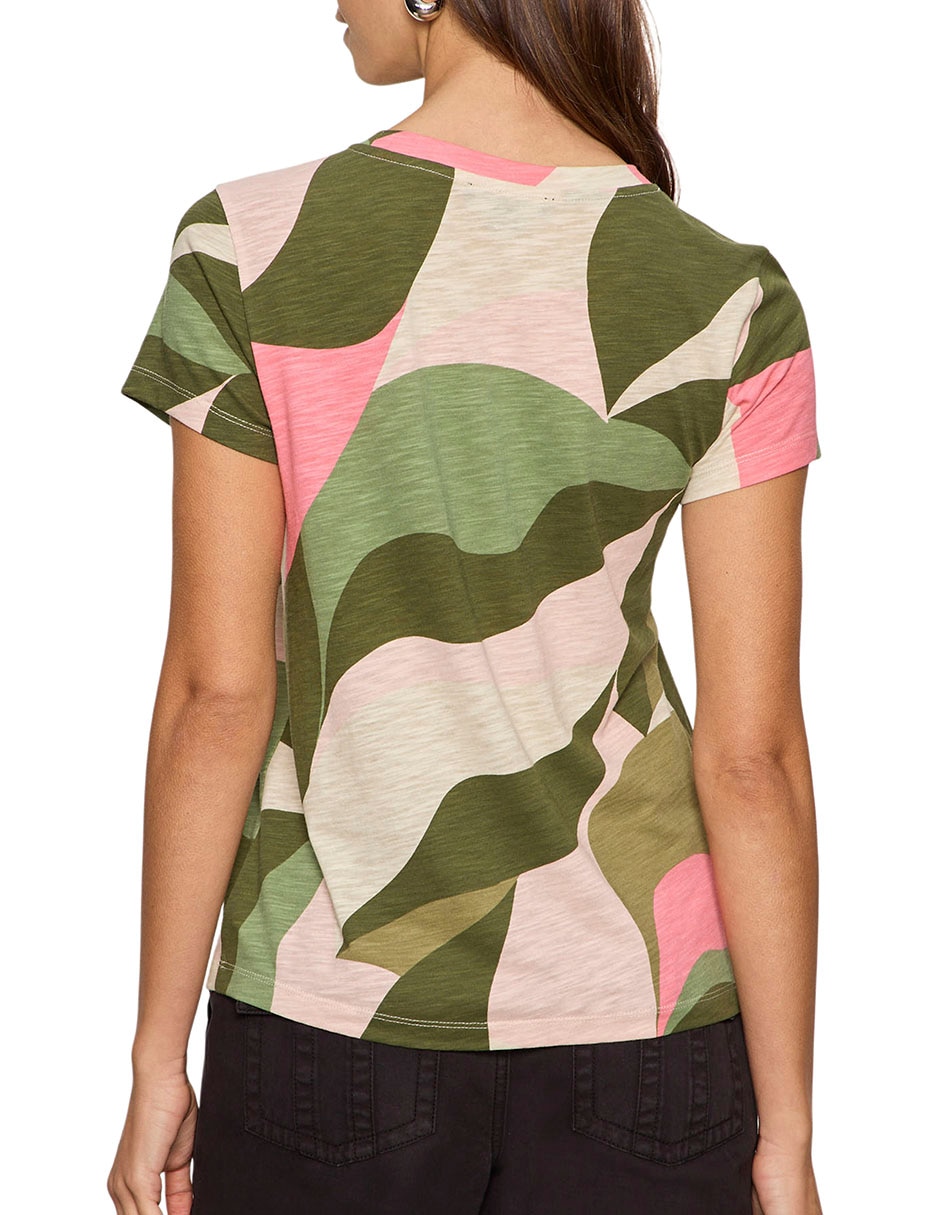 Playera manga corta Sanctuary cuello redondo para mujer