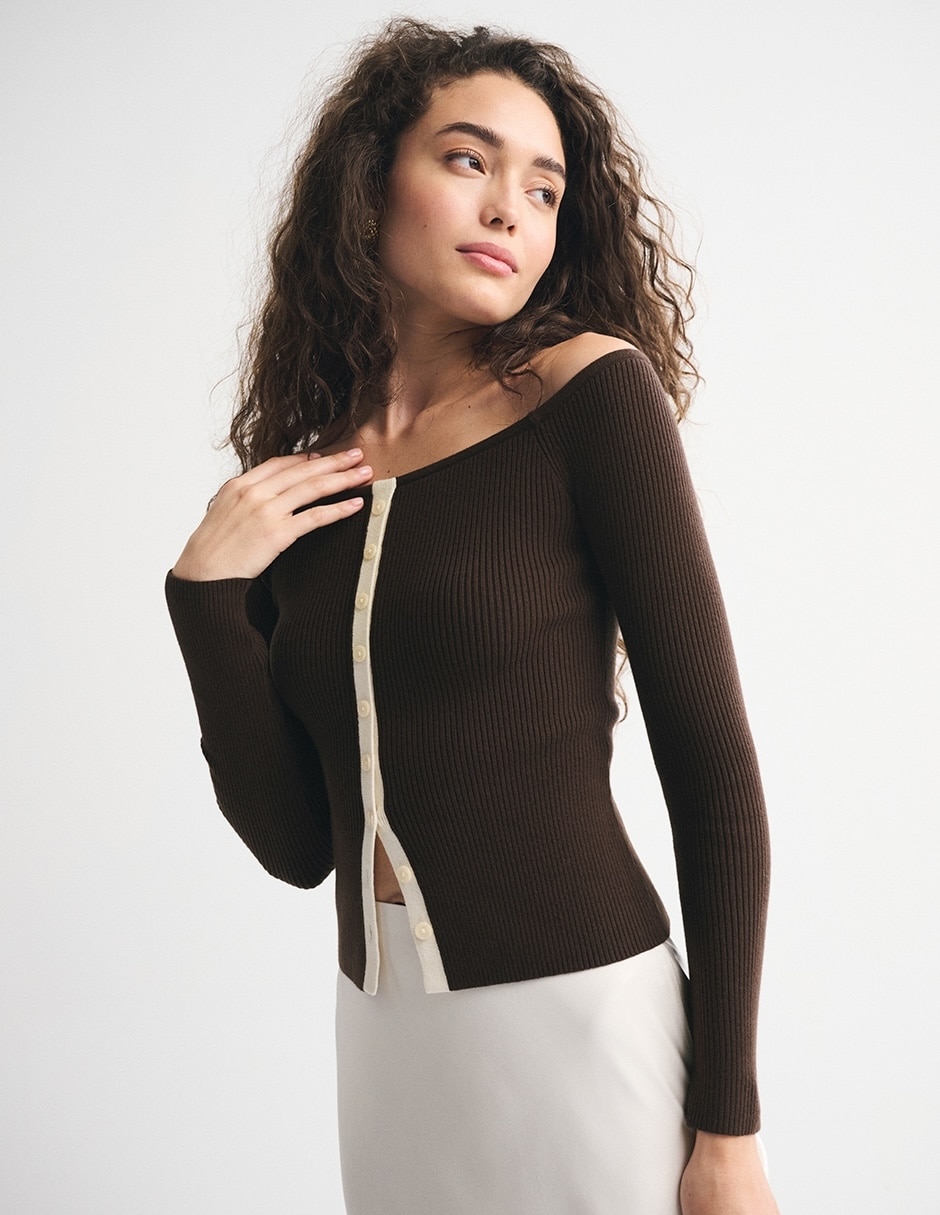 Top Abercrombie & escote regular 5