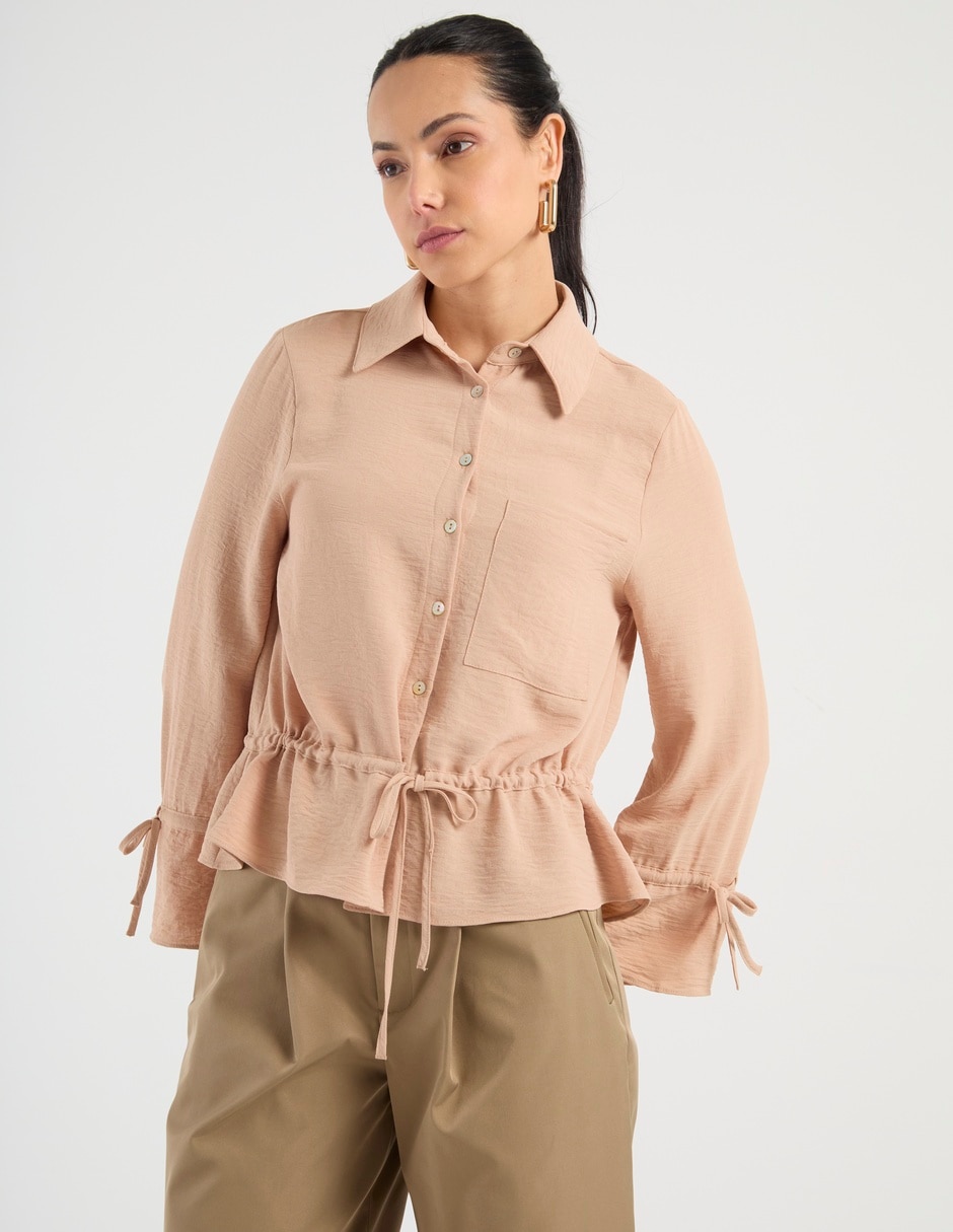 Blusa manga larga para mujer 7