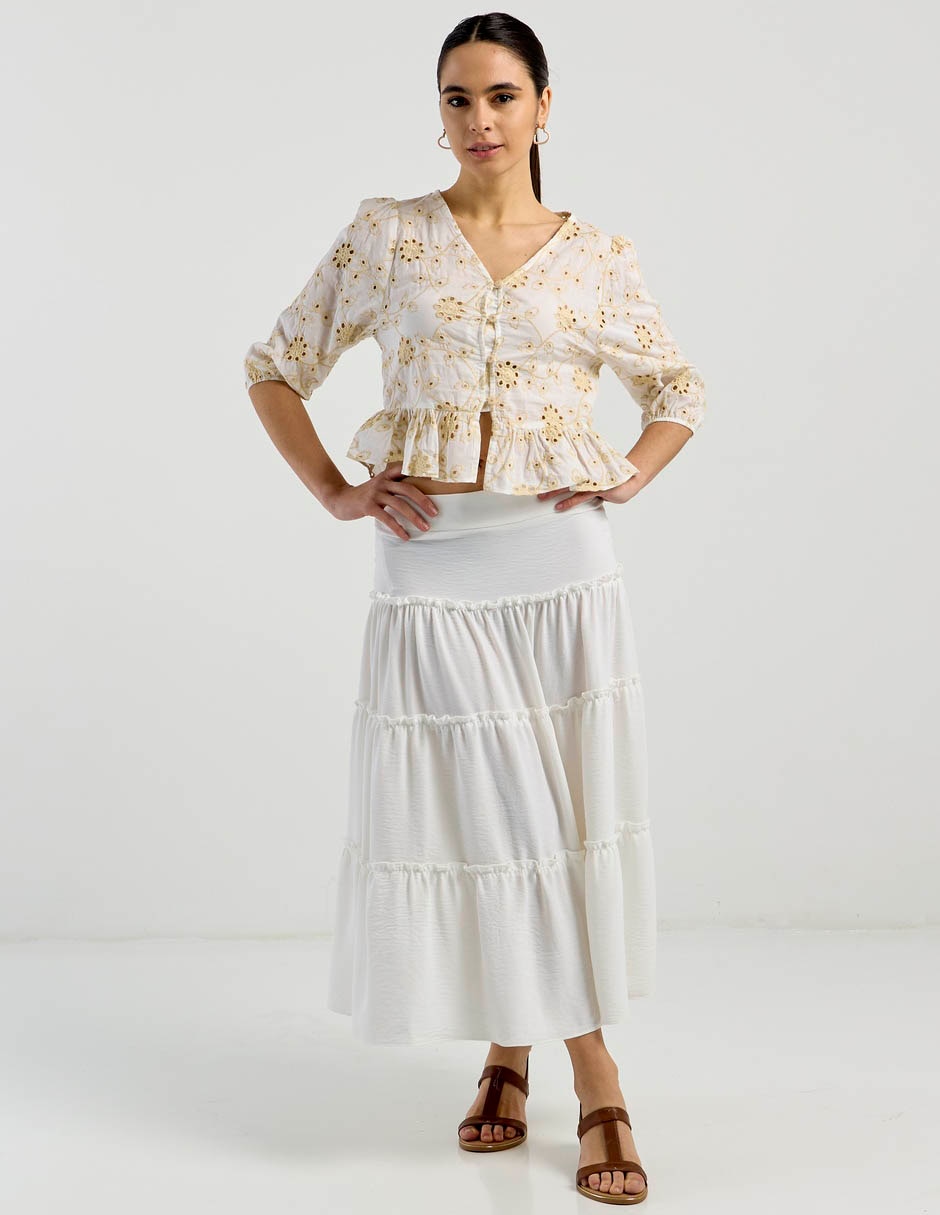 Blusa manga 3/4 para mujer 8