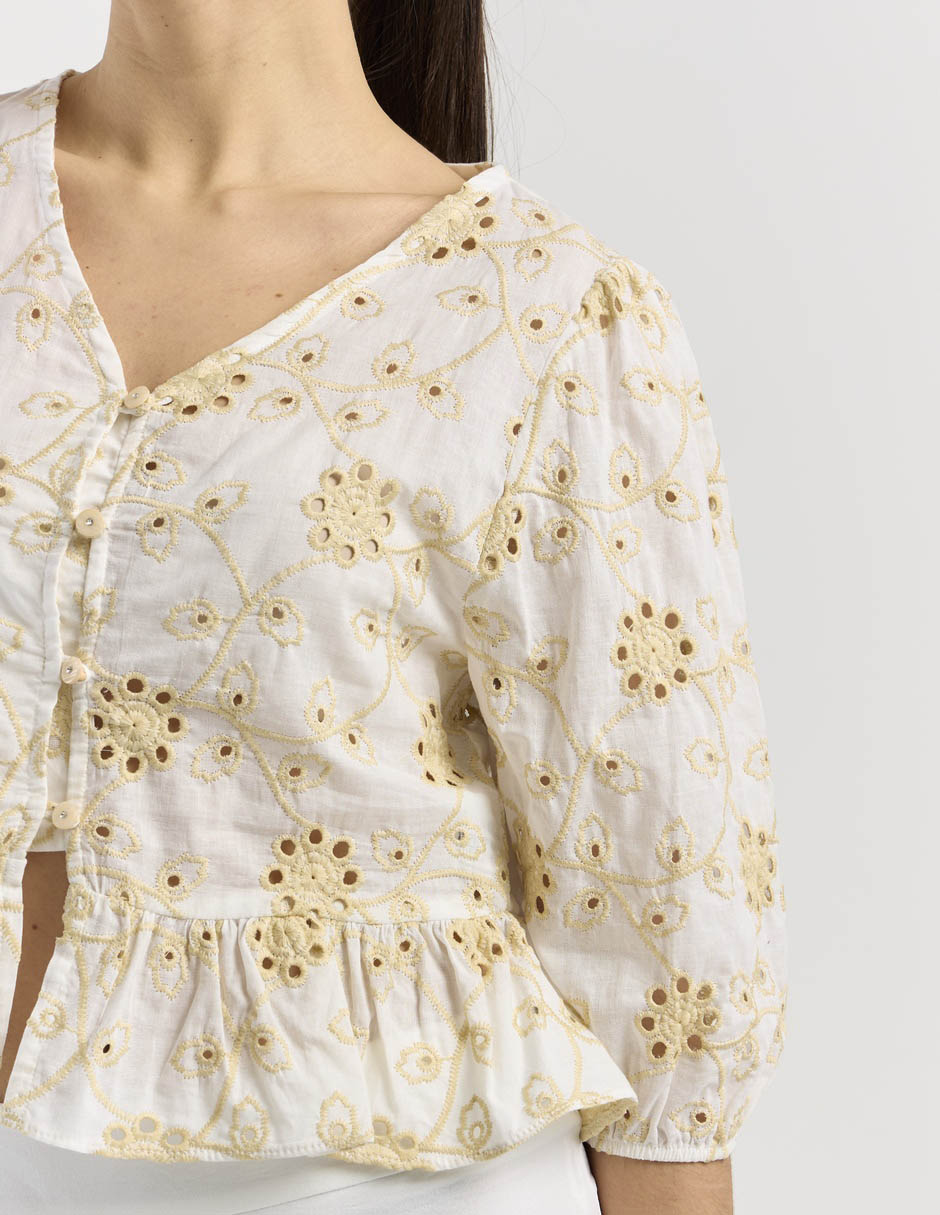 Blusa manga 3/4 para mujer 10