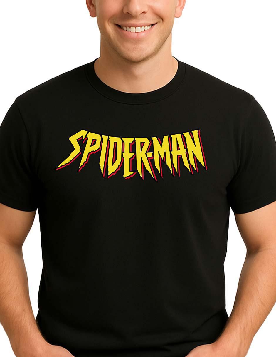 Playera spider-man cuello redondo para hombre 3