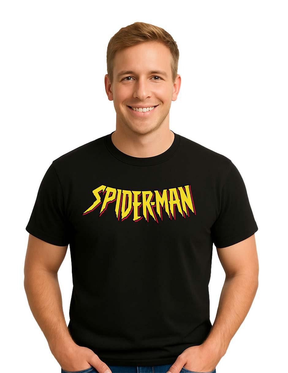 Playera spider-man cuello redondo para hombre