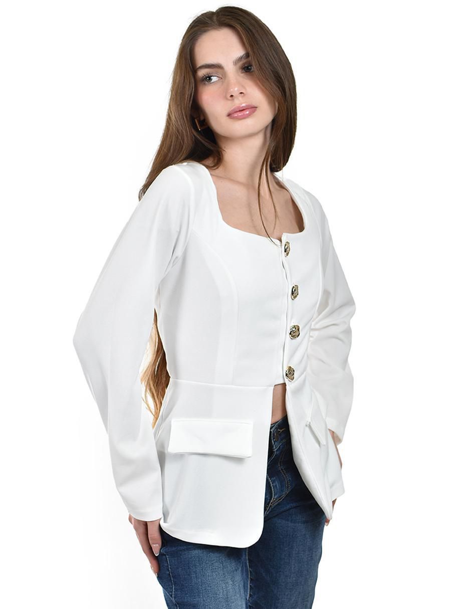 Blusa manga larga para mujer 5