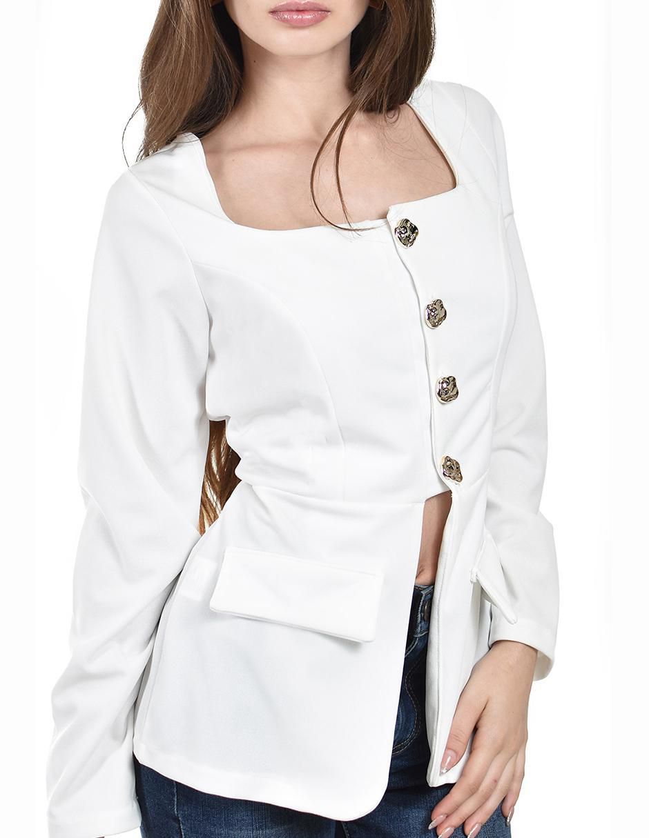 Blusa manga larga para mujer