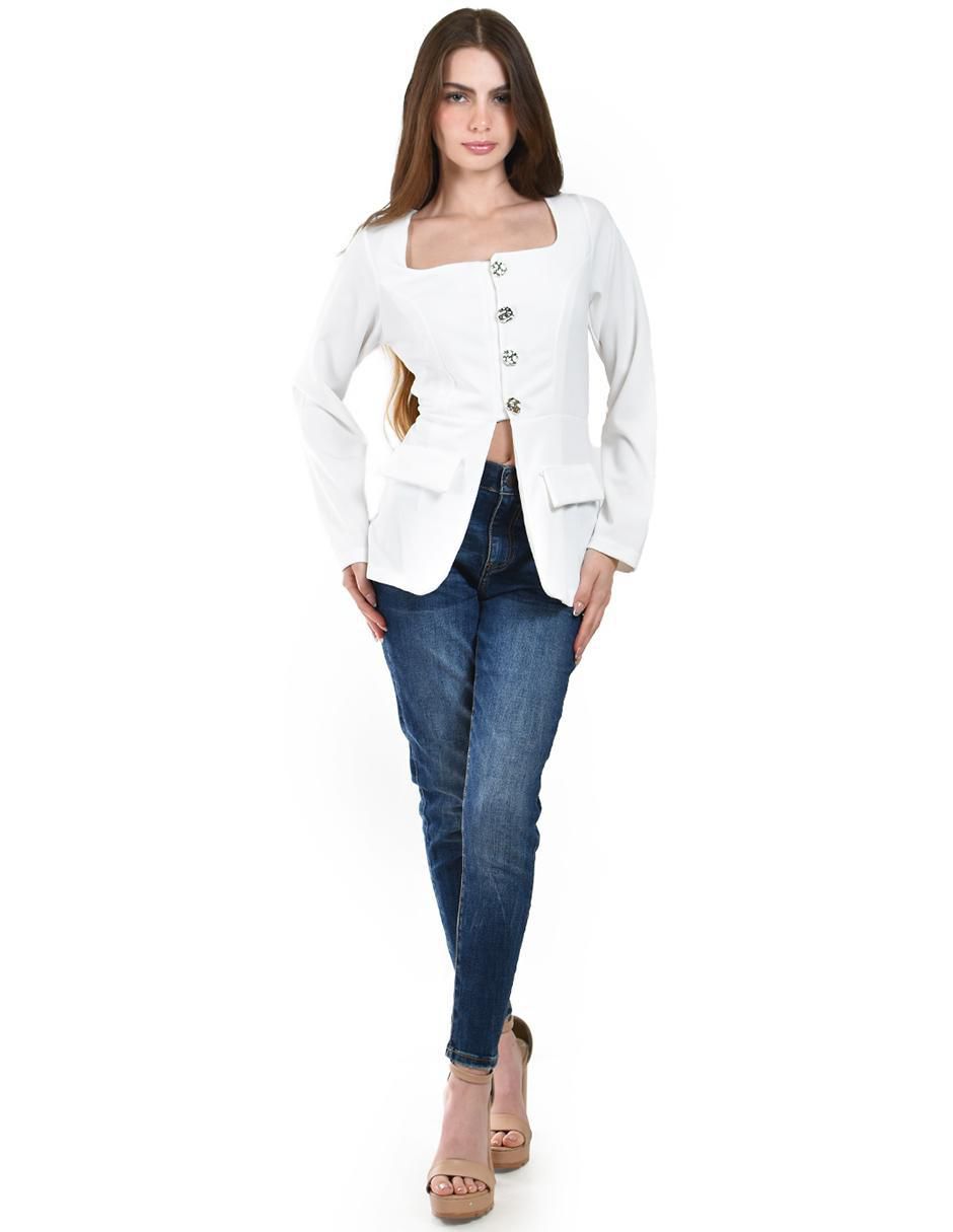Blusa manga larga para mujer