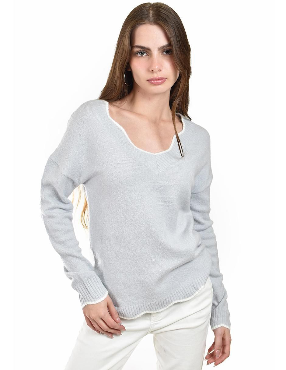 Suéter cuello redondo para mujer Suéter cuello redondo para mujer