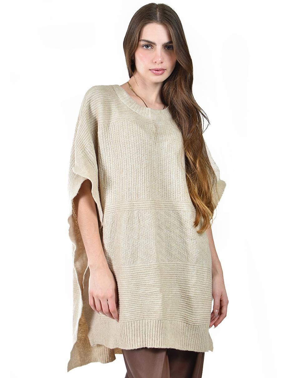 Suéter cuello redondo para mujer