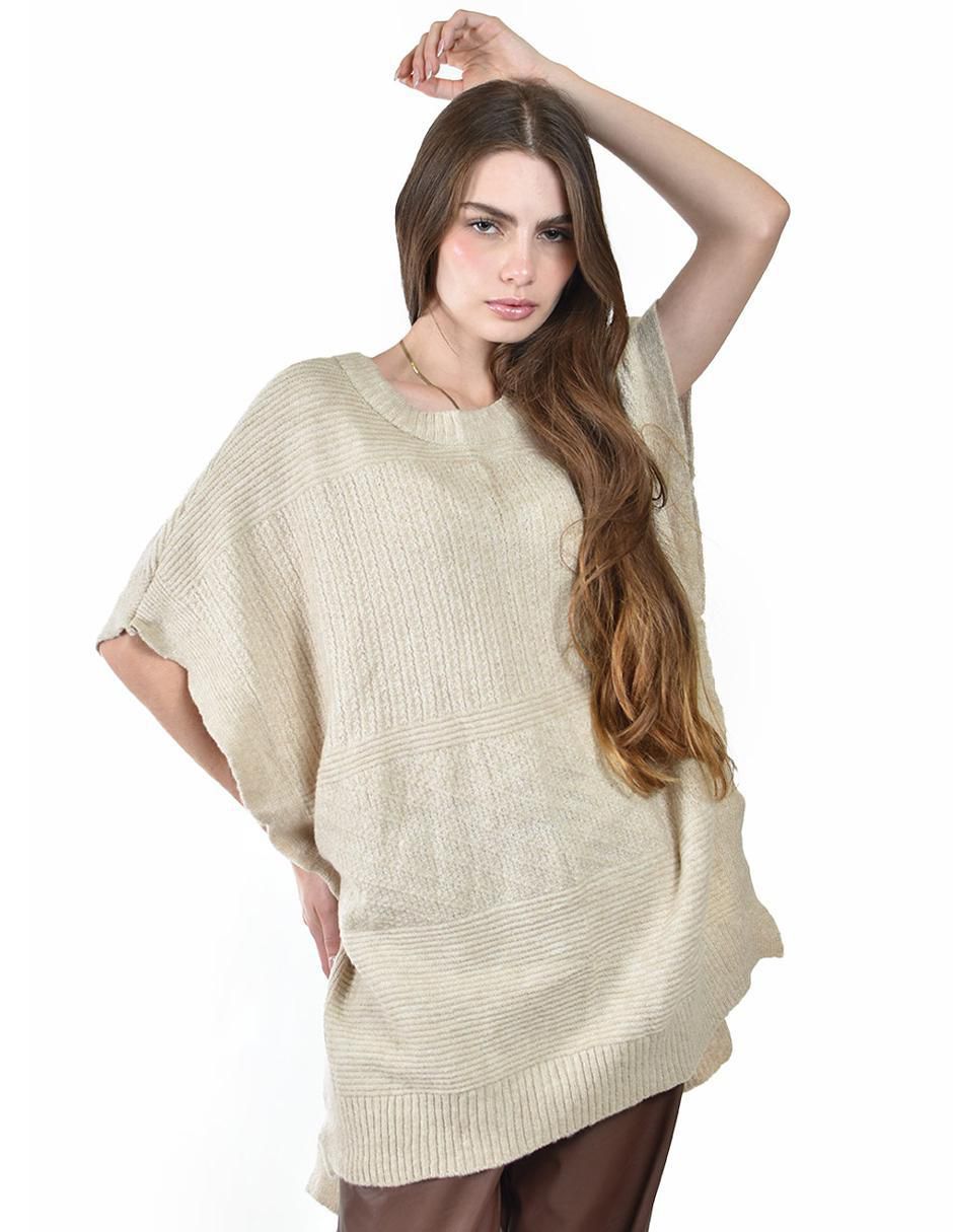Suéter cuello redondo para mujer 4