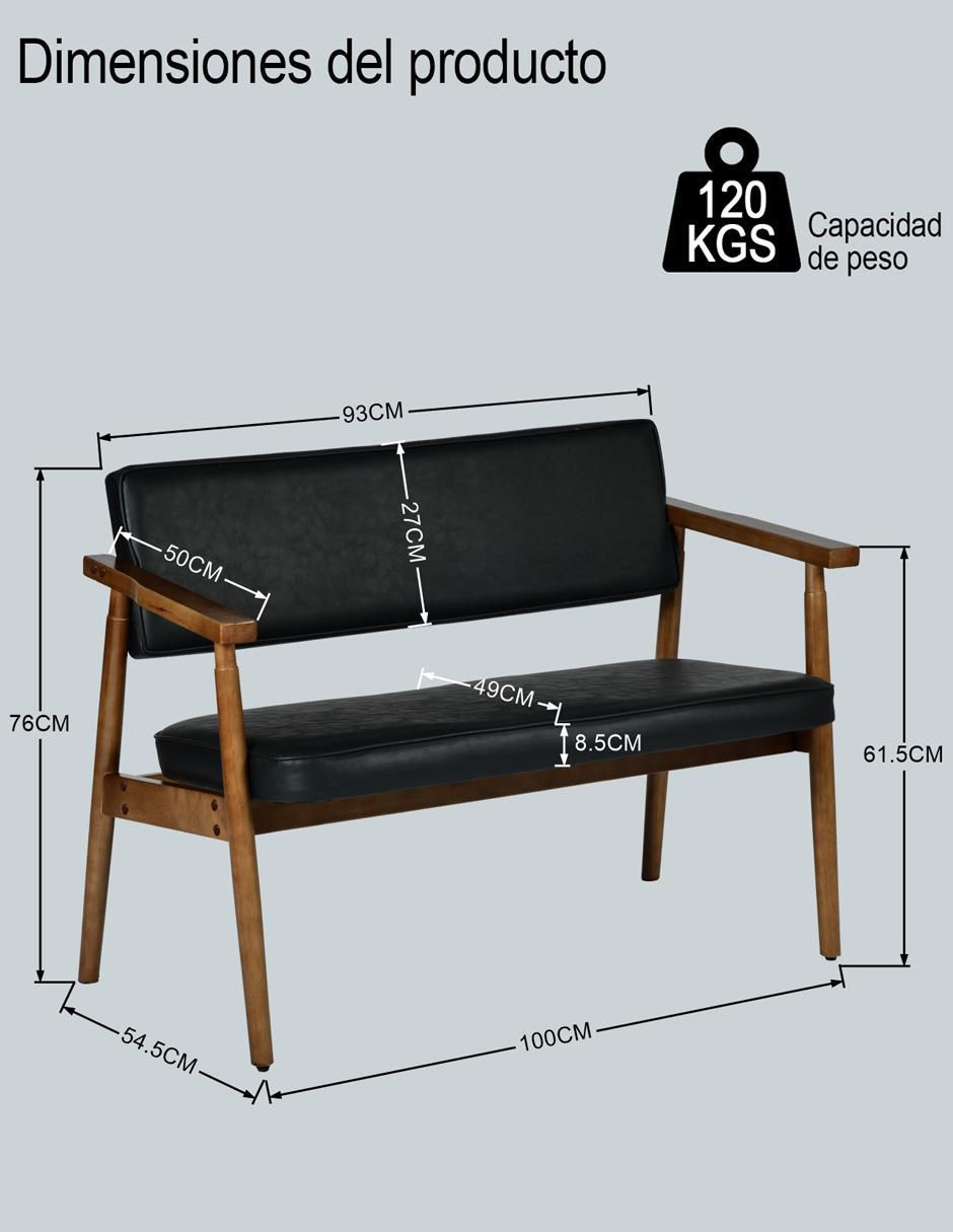 Love seat Furniturer Brobao Double
