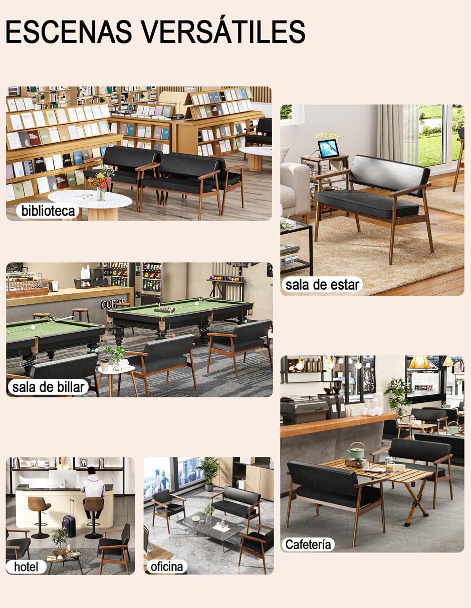 Love seat Furniturer Brobao Double
