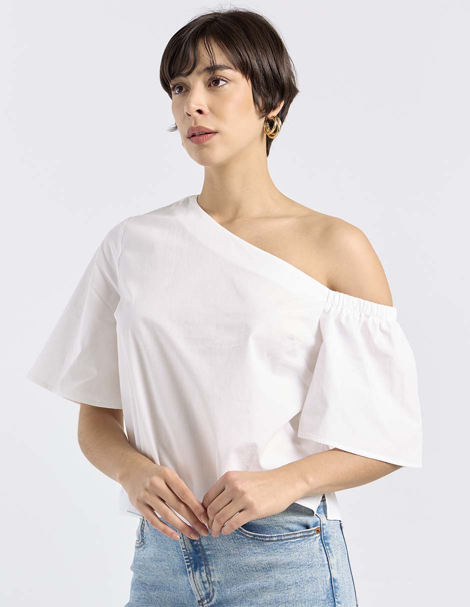 Blusa manga al codo para mujer 1