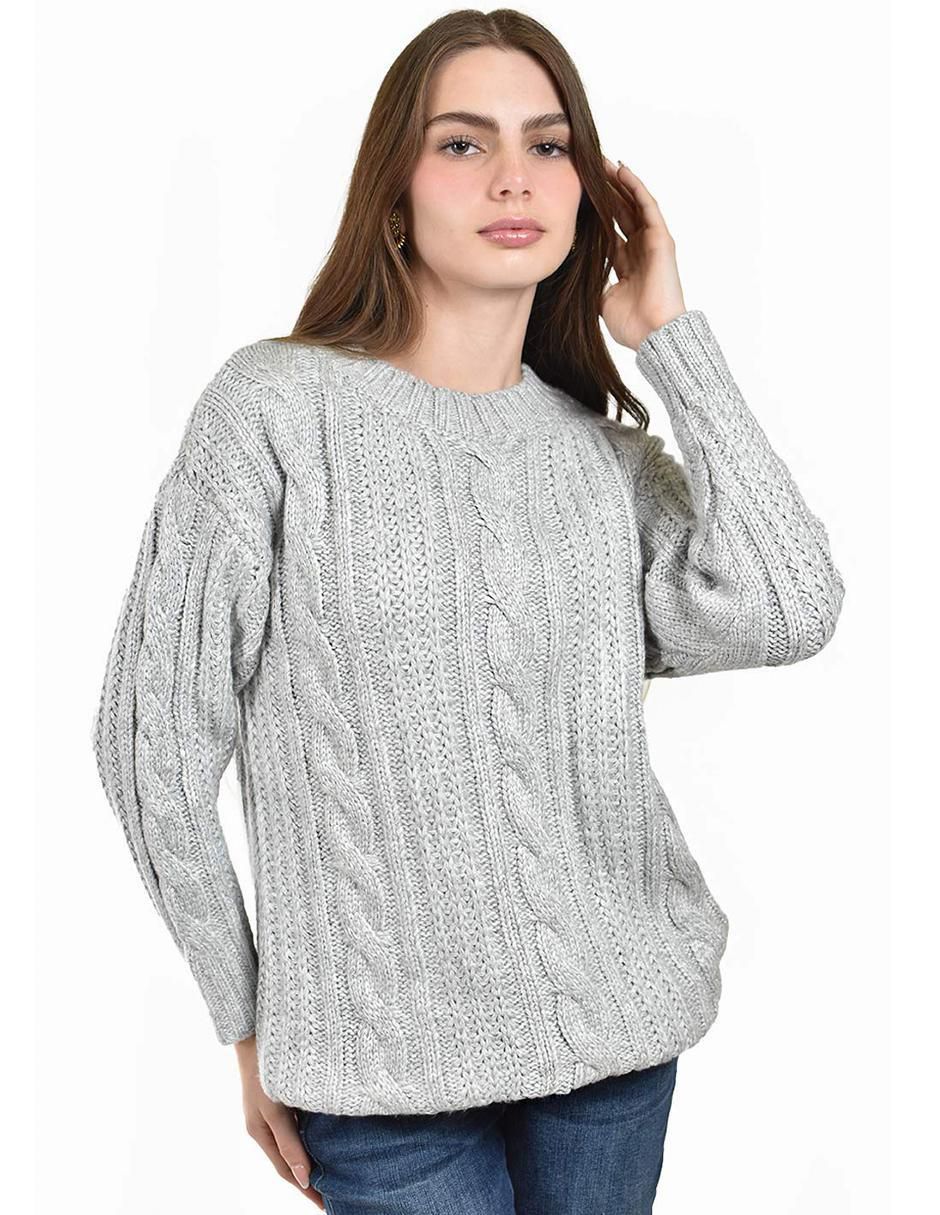 Suéter cuello redondo para mujer Suéter cuello redondo para mujer