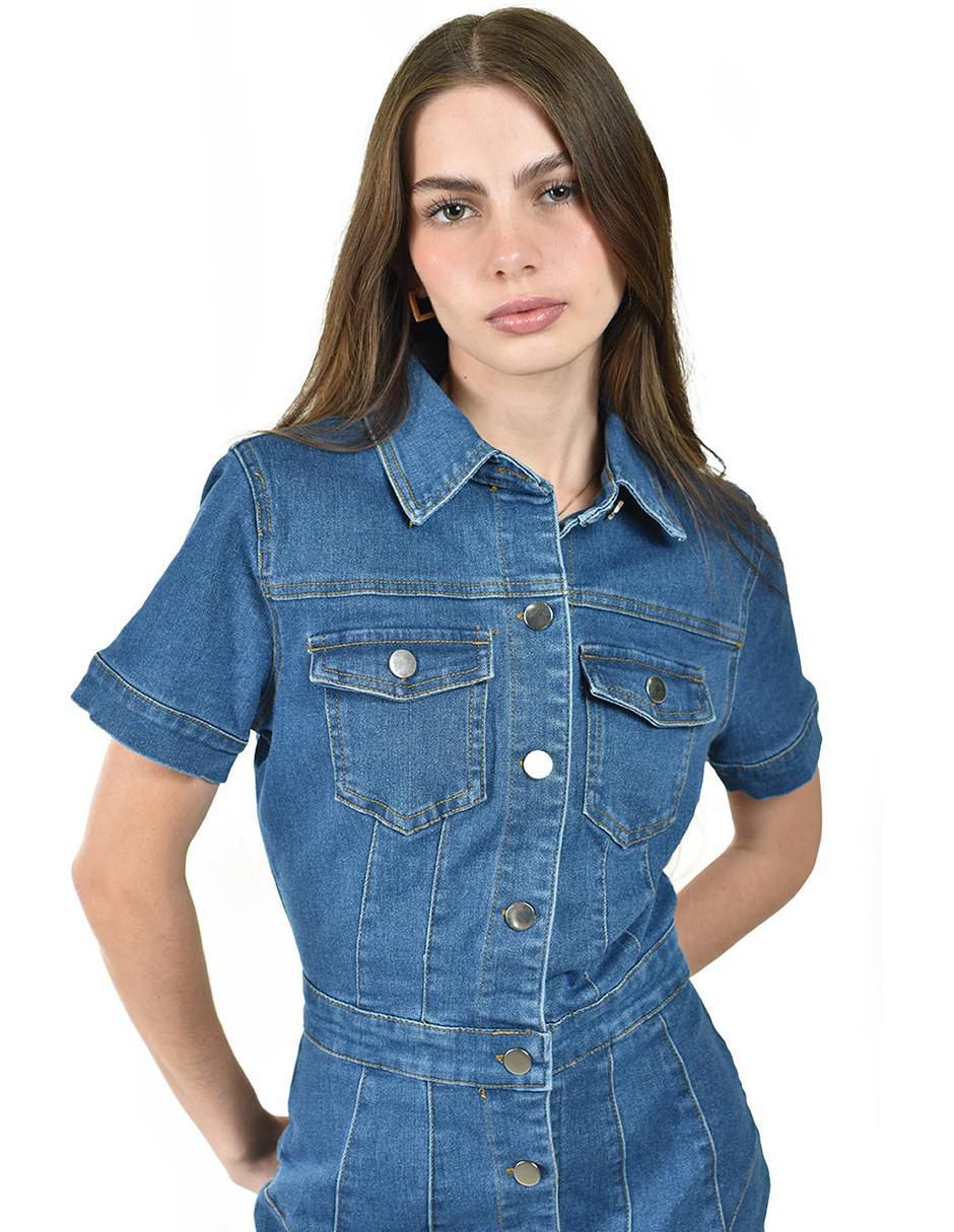 Vestido corto casual para mujer