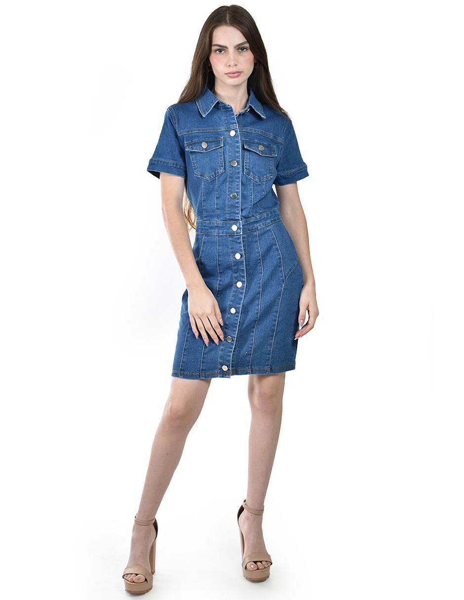 Vestido corto casual para mujer