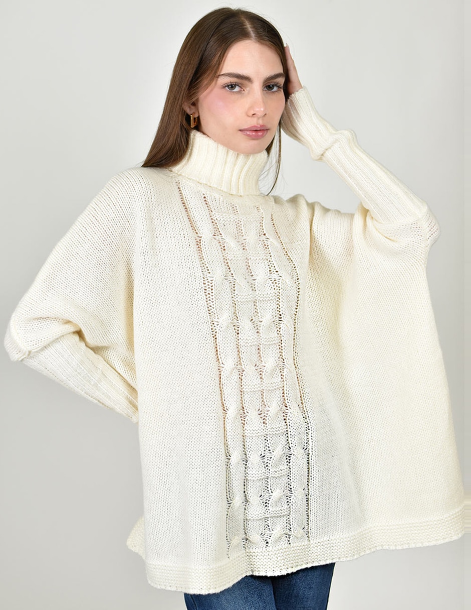 Suéter Roman Fashion cuello tortuga para mujer