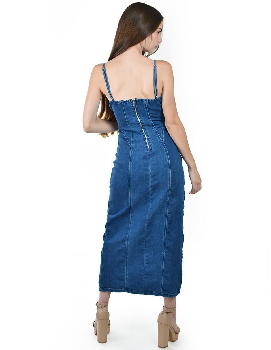 Vestido midi casual para mujer