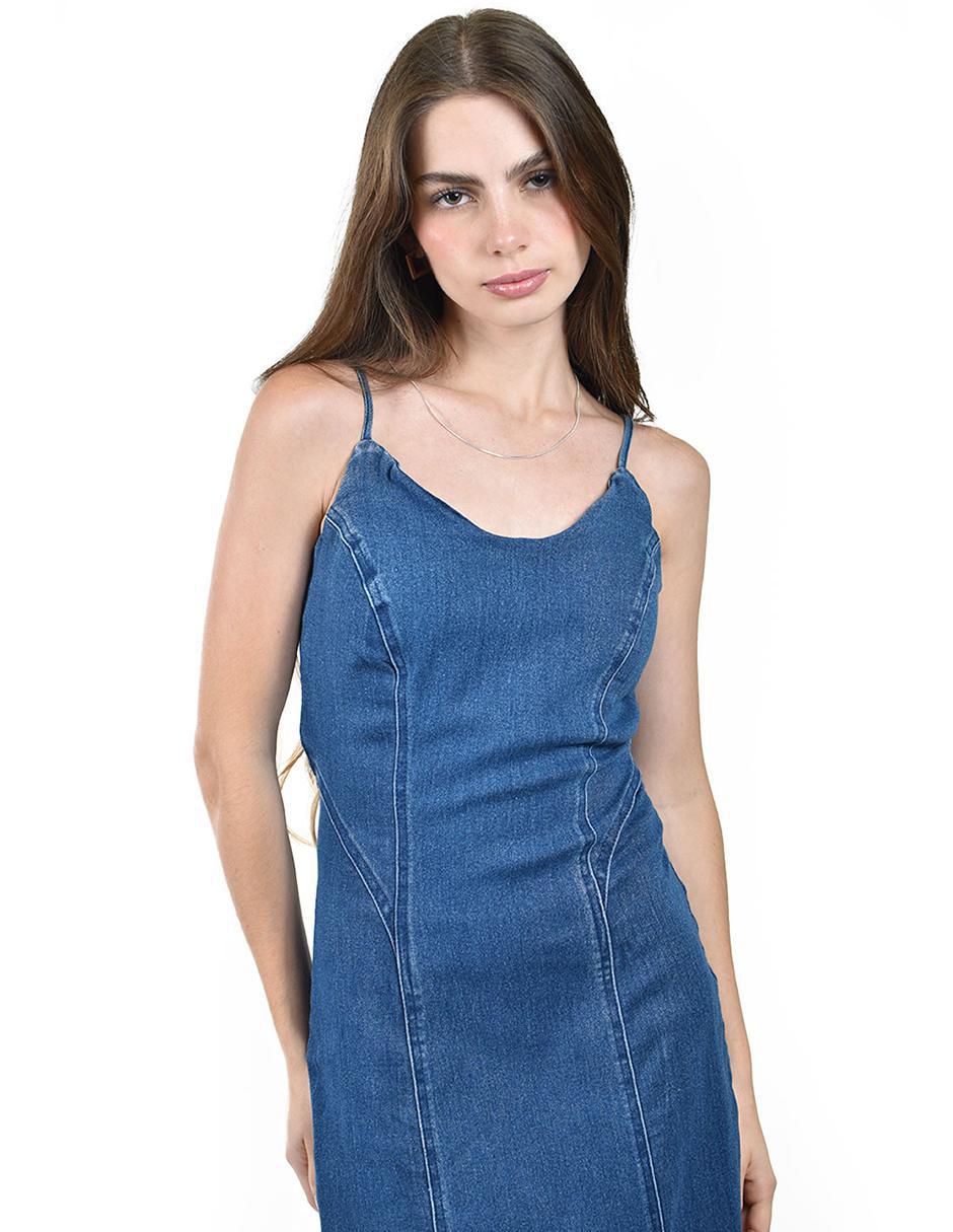 Vestido midi casual para mujer