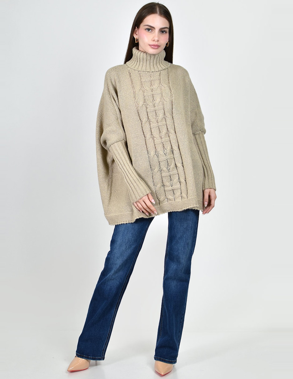Suéter cuello tortuga para mujer 8