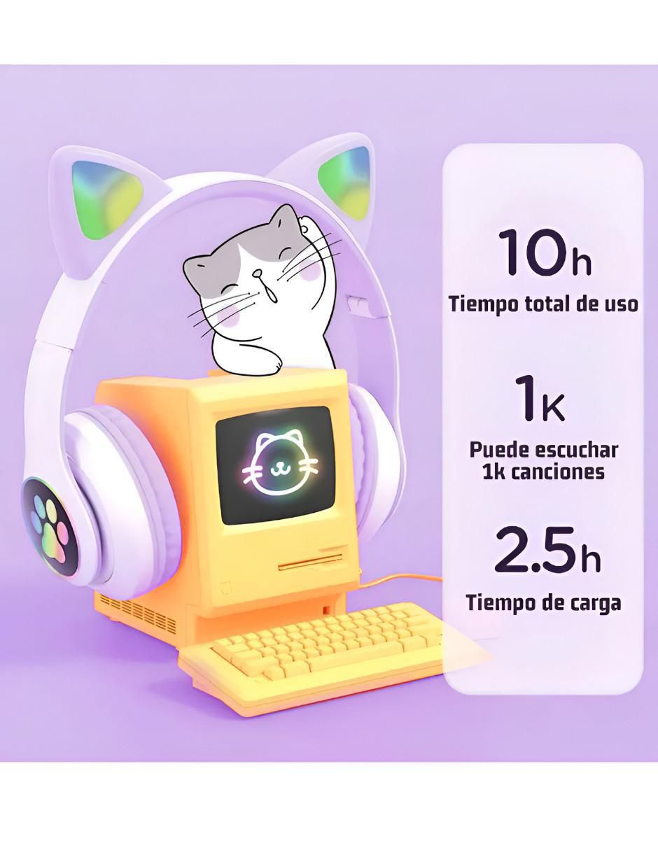 Audífonos De Diadema alámbricos/inalámbricos con cancelación de ruido 2