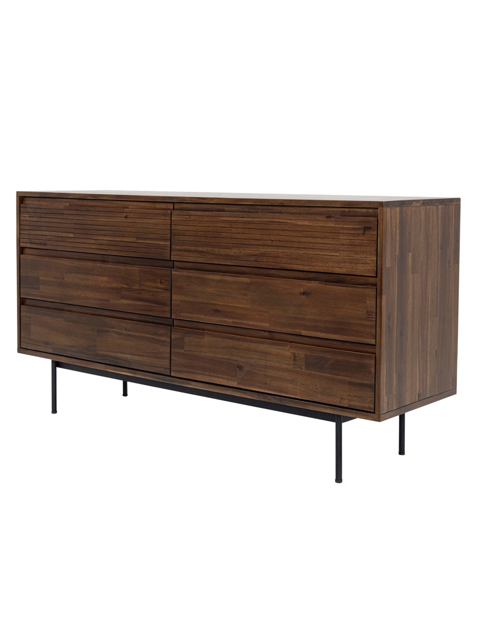 Cómoda tica haus de metal y madera