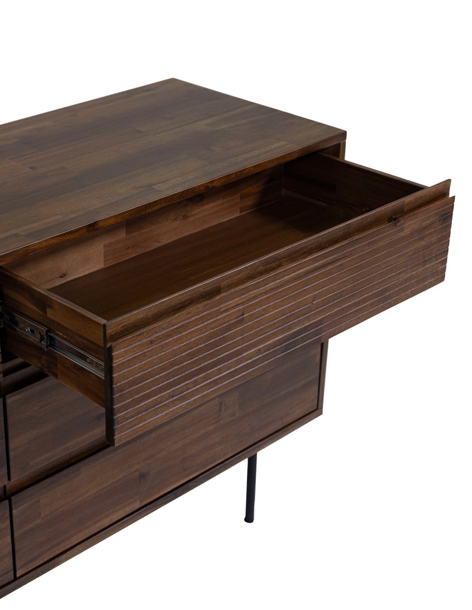 Cómoda tica haus de metal y madera
