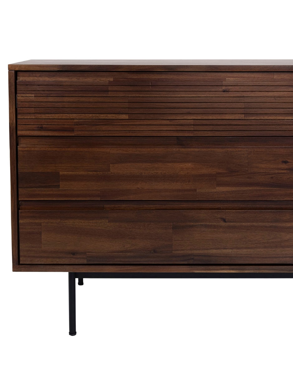 Cómoda tica haus de metal y madera