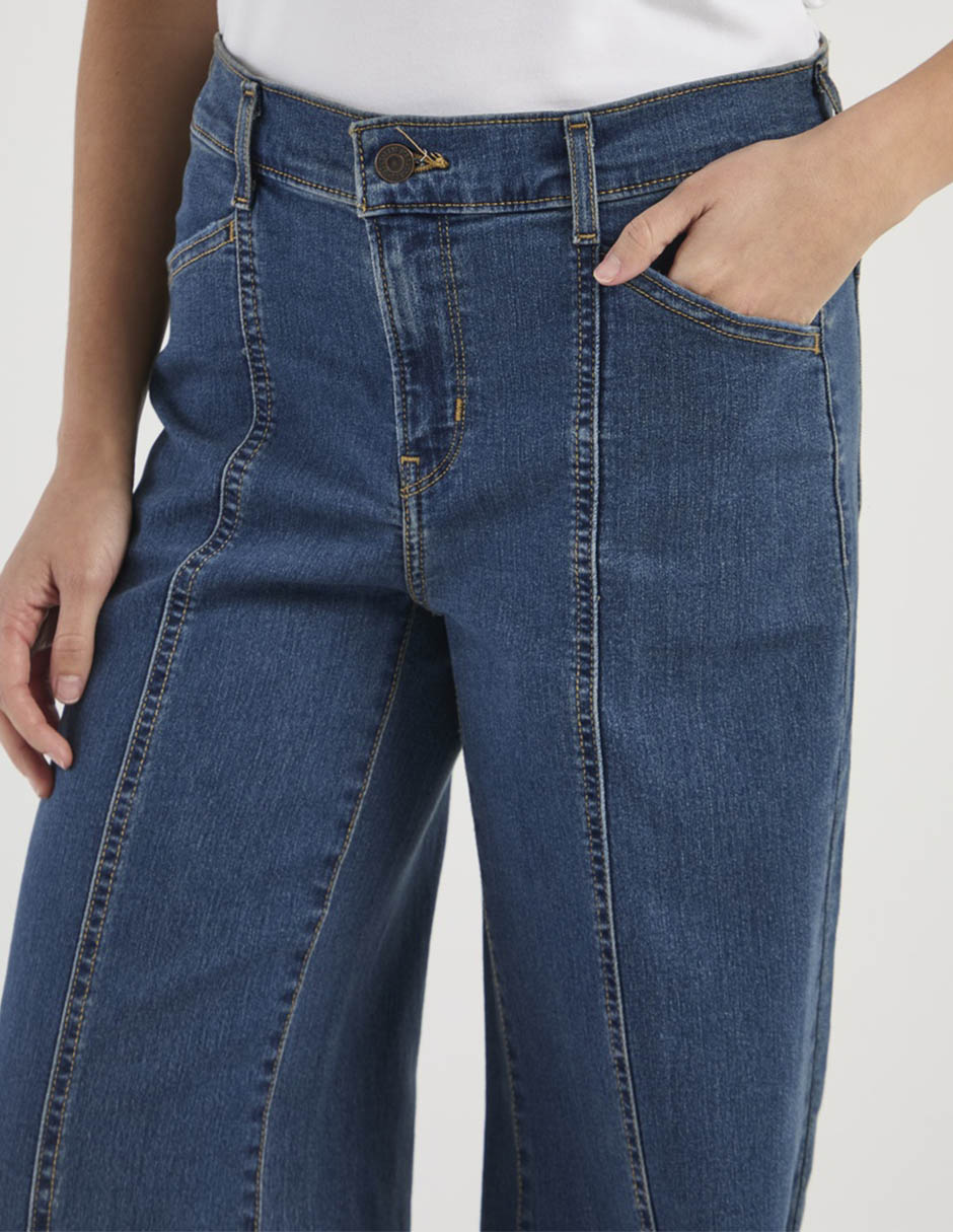 Jeans wide leg cintura Levi's 318 para mujer