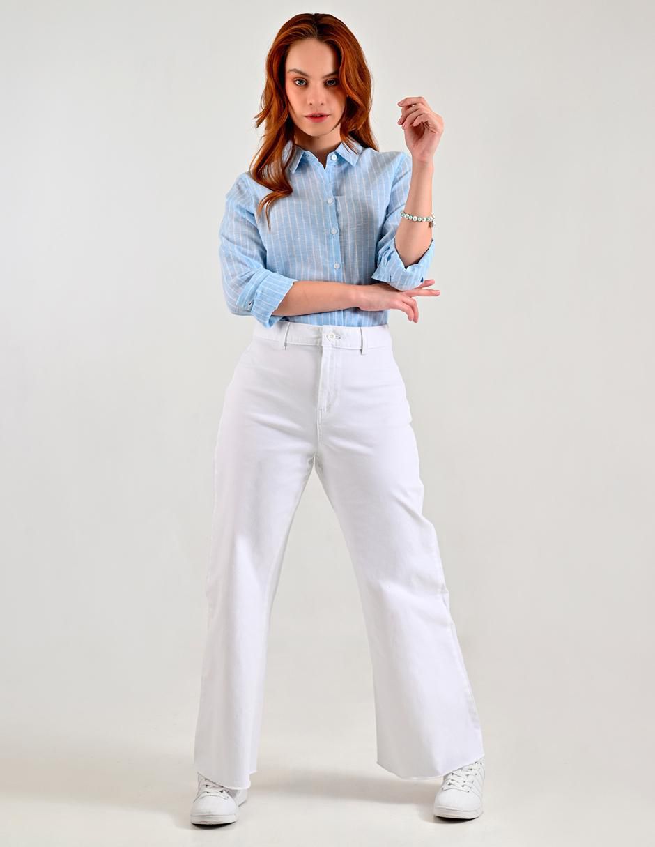 Jeans straight para mujer 5