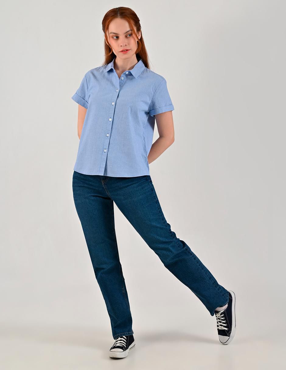 Blusa Supply manga corta para mujer