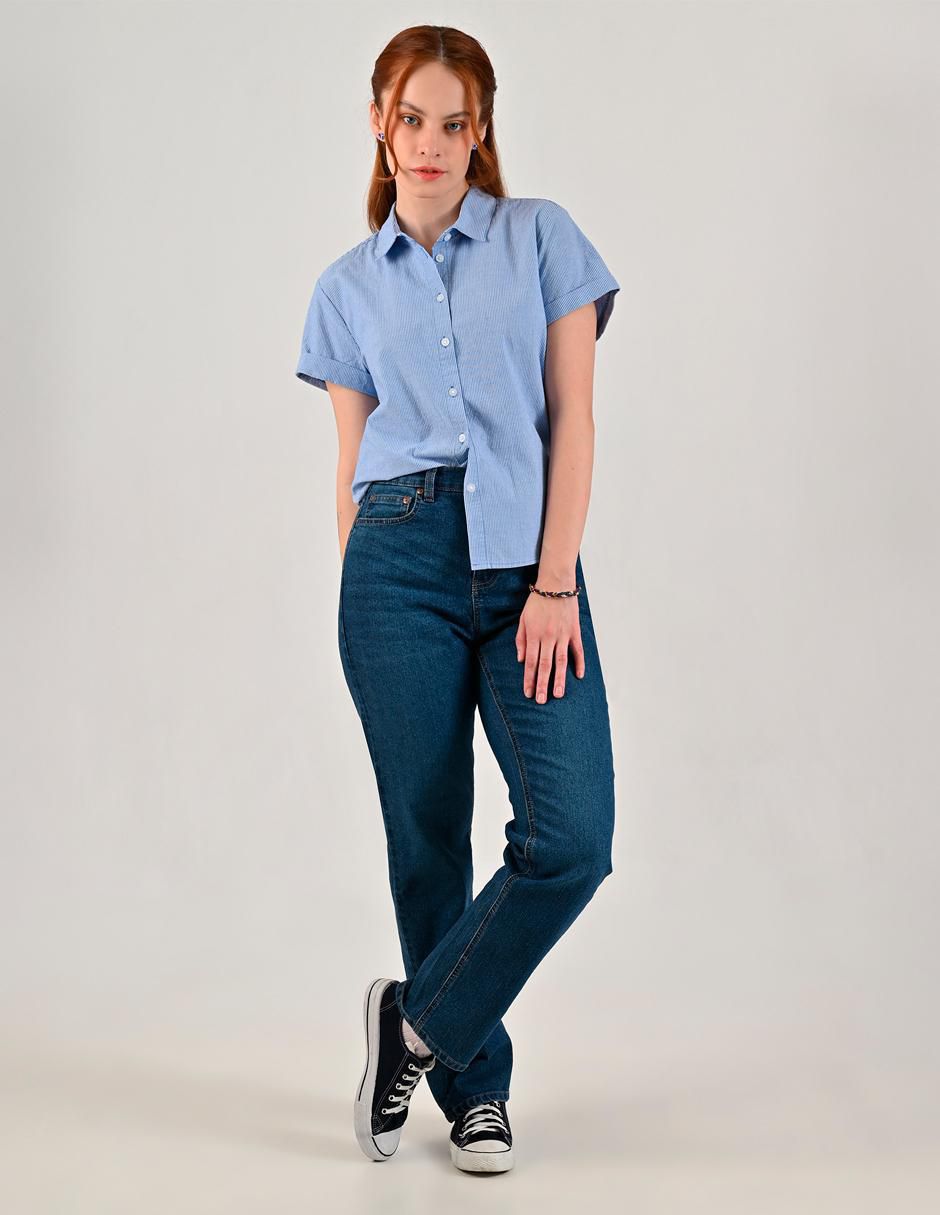 Blusa Supply manga corta para mujer