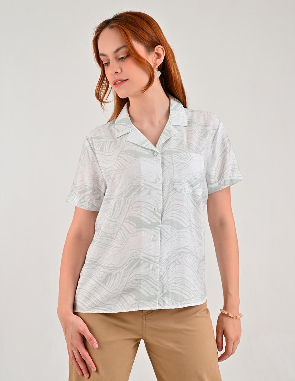 Blusa Supply manga corta para mujer