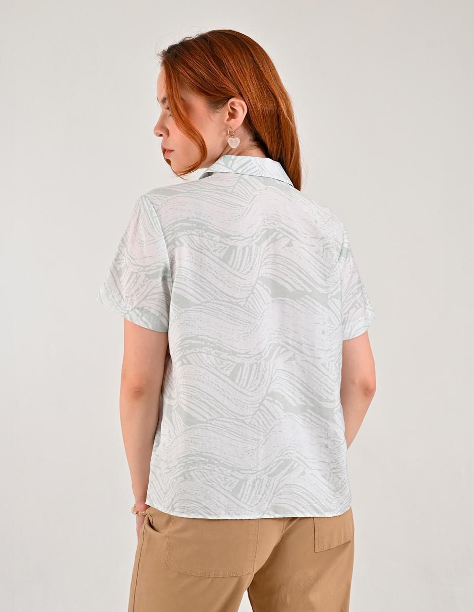 Blusa Supply manga corta para mujer