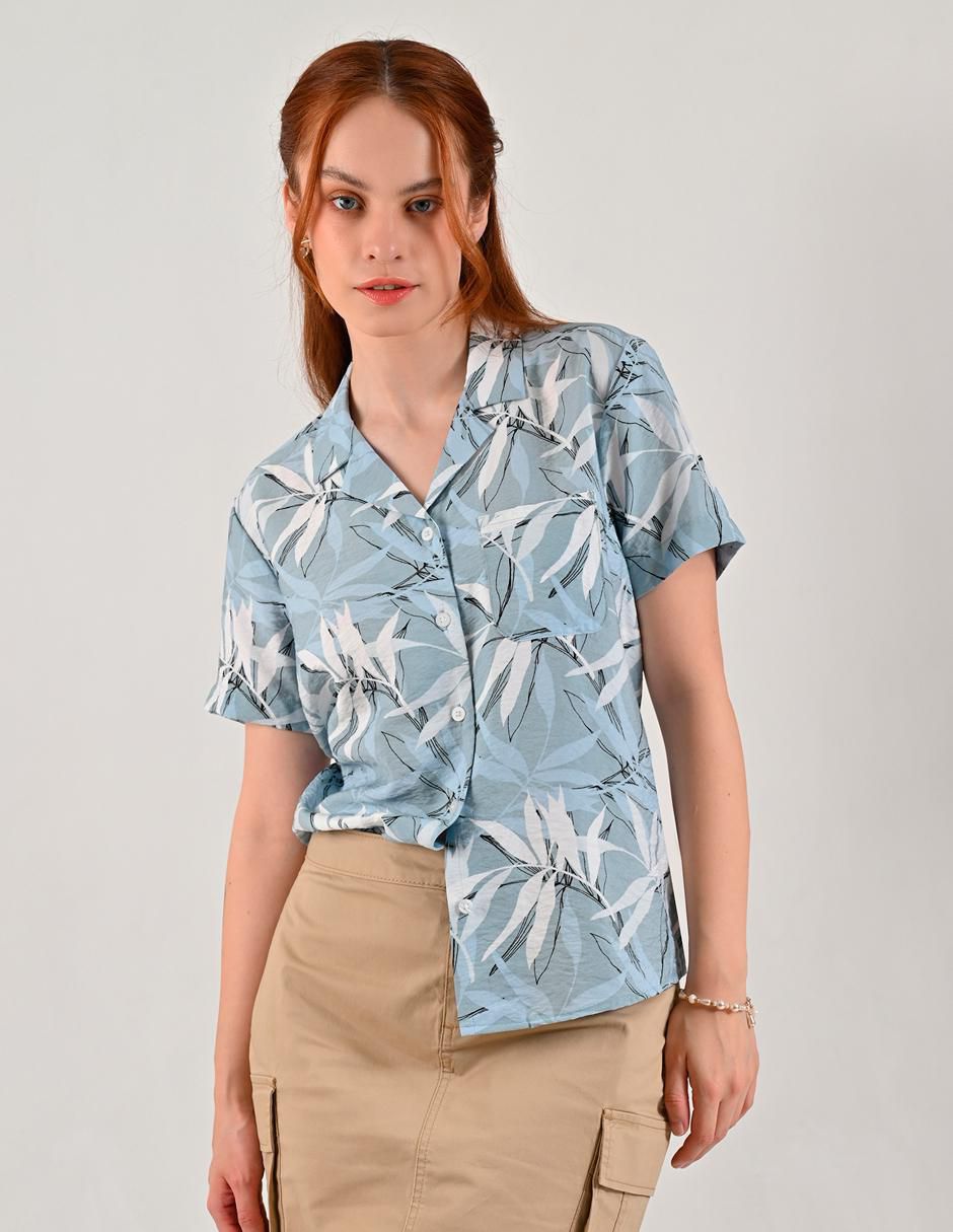 Blusa Supply manga corta para mujer