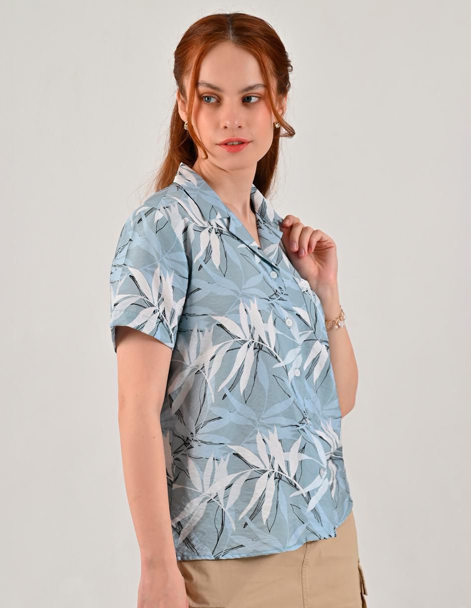 Blusa Supply manga corta para mujer